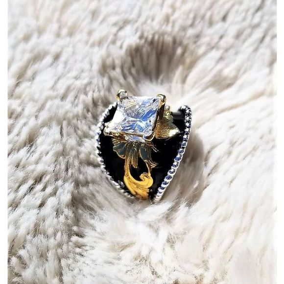 Western Antique Vintage Rope Ring Cowgirl … - Picture 4 of 6